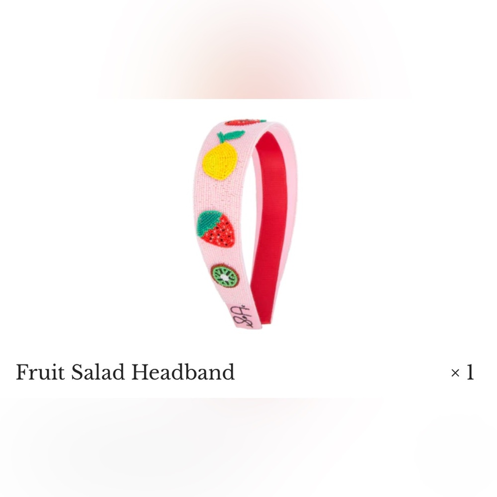 Susan Alexandra Fruit Salad Headband - NWOT